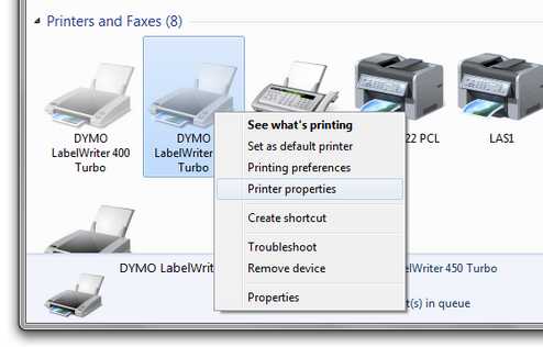 DYMO_Printer_Properties