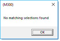 No_Matching_Selections