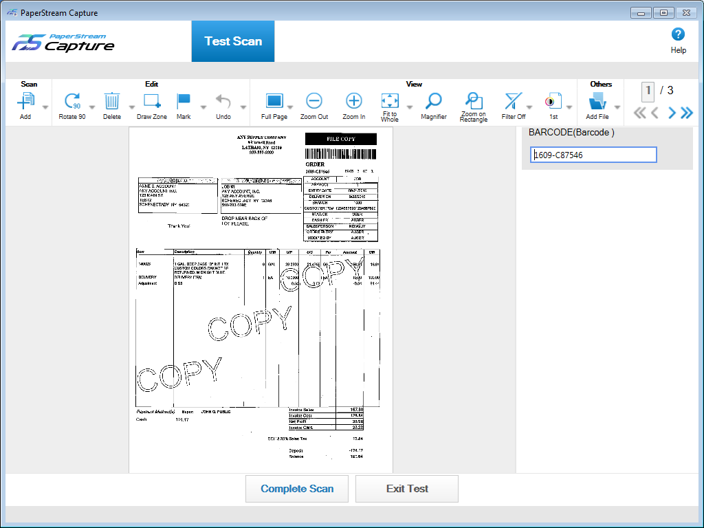 Special Topics > 3rd Party Integration > Document Scanning