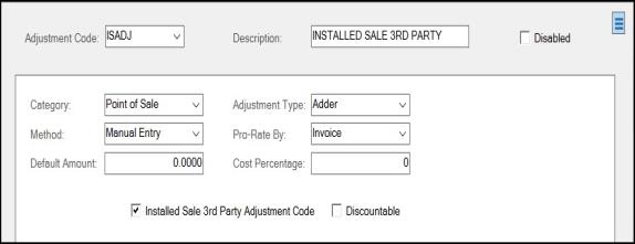 Adjustment_Code_InstalledAdj