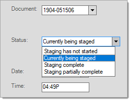 Delivery Document Status Choices