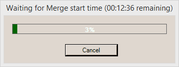Waiting for Merge start time...