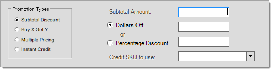 Subtotal Discount