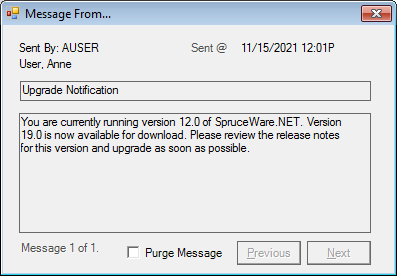 On-premise Release Notification