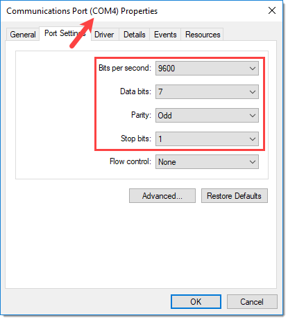 Device Manager Settings