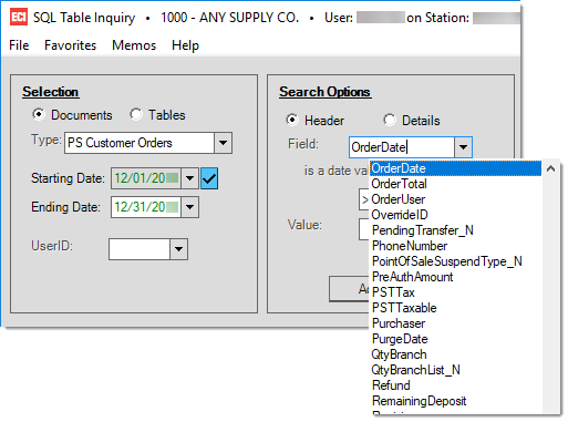 SQL_Table_Inquiry_Search