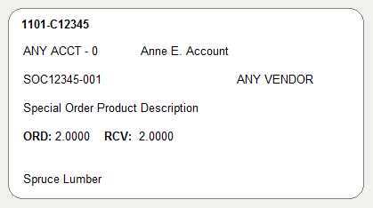 DYMO Special Order Label DYMO Special Order Label