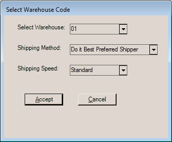 Select_Warehouse_Code_Shipping