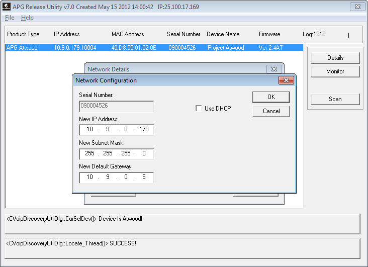 APG_Release_Utility_Network_Config