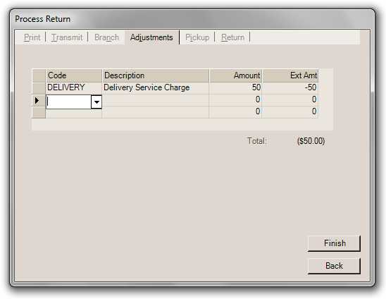 Processing Charge Returns: Adjustments