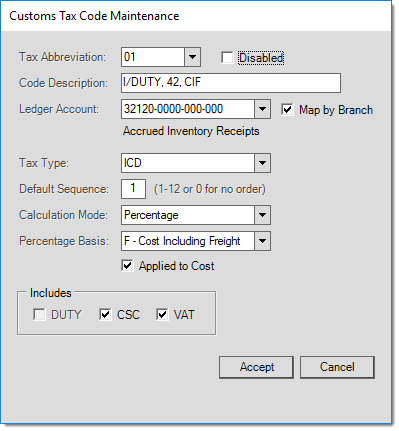 Customs_Tax_Code_Maintenance