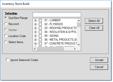 Manufacturing: Build for Inventory Stock