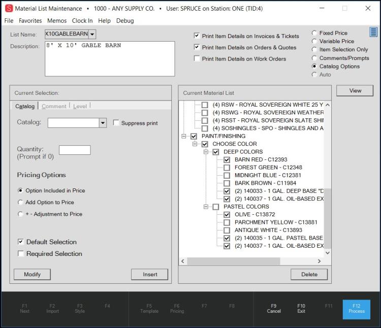 Material_List_Catalog_setup