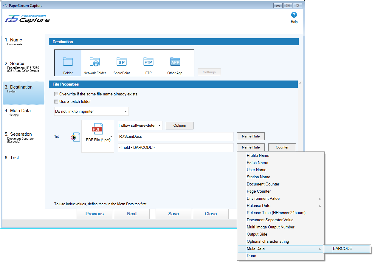 Special Topics > 3rd Party Integration > Document Scanning