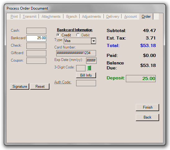 Process_Order_Document_CardDeposit