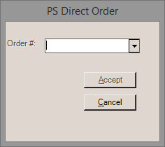 Main Menu > Point of Sale > Direct Ship