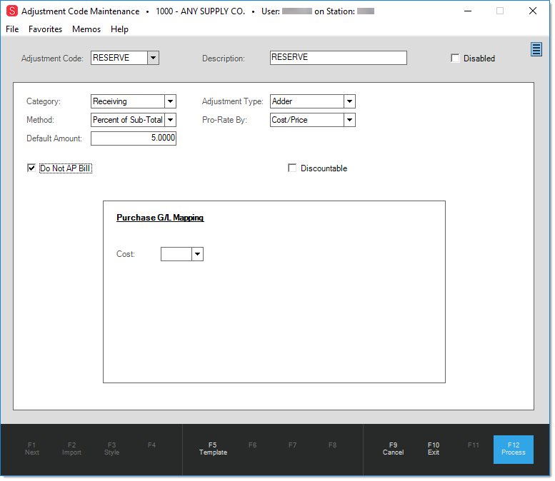 Adjustment_Code_Maintenance_CostReserve