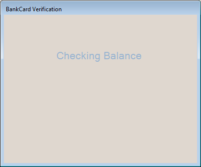 Bankcard_Verification_Checking_Balance