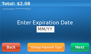 Expiration Date Entry