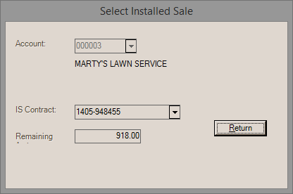 Main Menu > Receivables > Payment Entry