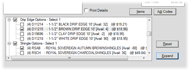 Manufacturing_List_Selection_Lists