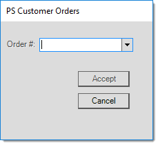 Main Menu > Point of Sale > Orders, Order # Context Menu