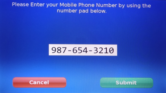 Please Enter your Mobile Phone Number